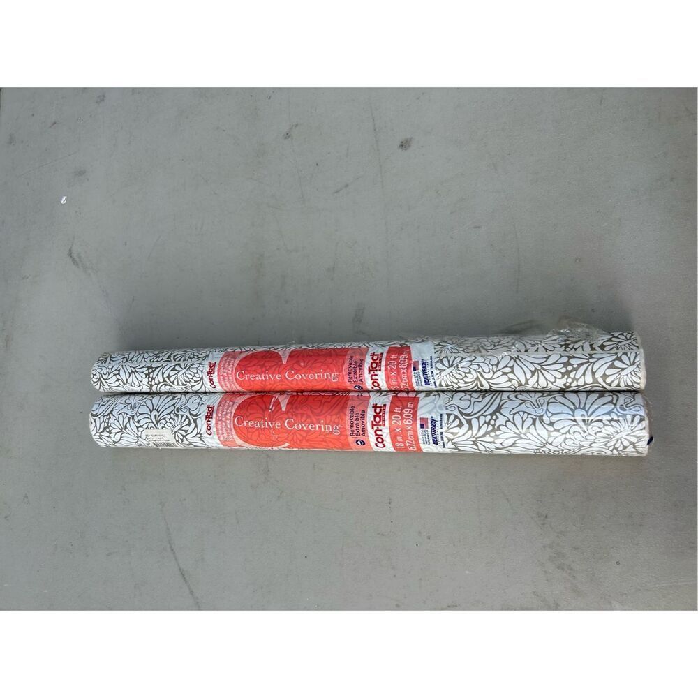 Contact shelf paper 2 rolls USA gold white‎ 18"x20F